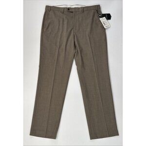 Lauren Ralph Lauren Dress Pants Mens 38x32 Tan Trousers Black Label Stretch NEW